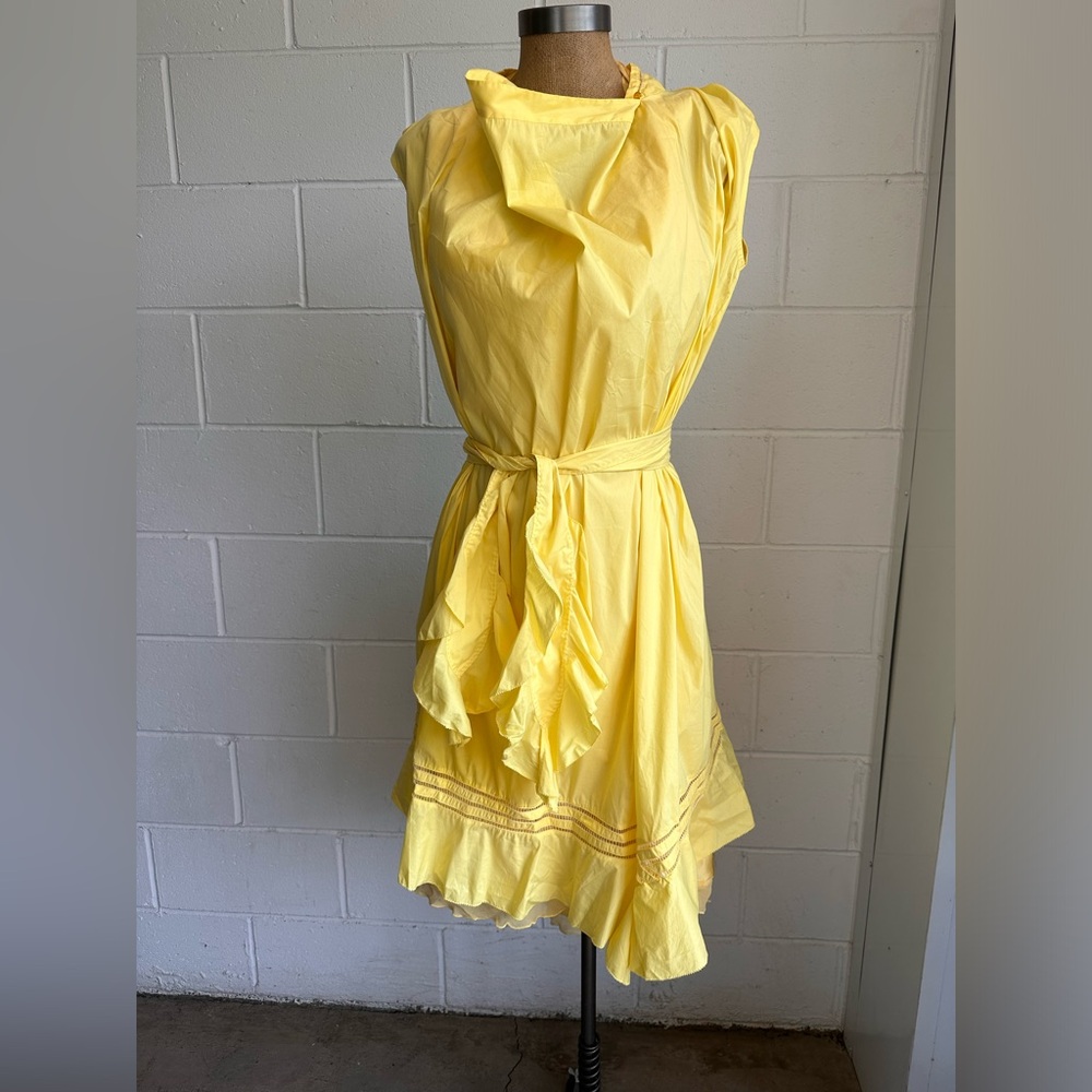 Zac Posen Yellow Runway Collection Dress